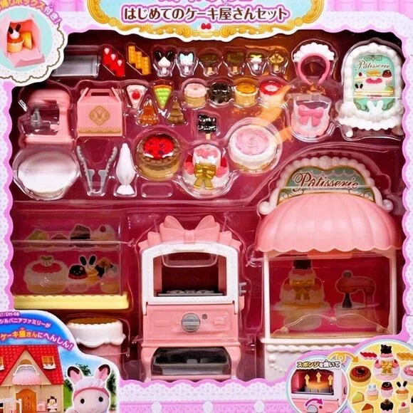Calico Critters Sylvanian Families Cake Shop Set - 30+ Pieces - US Seller - Picture 2 of 7